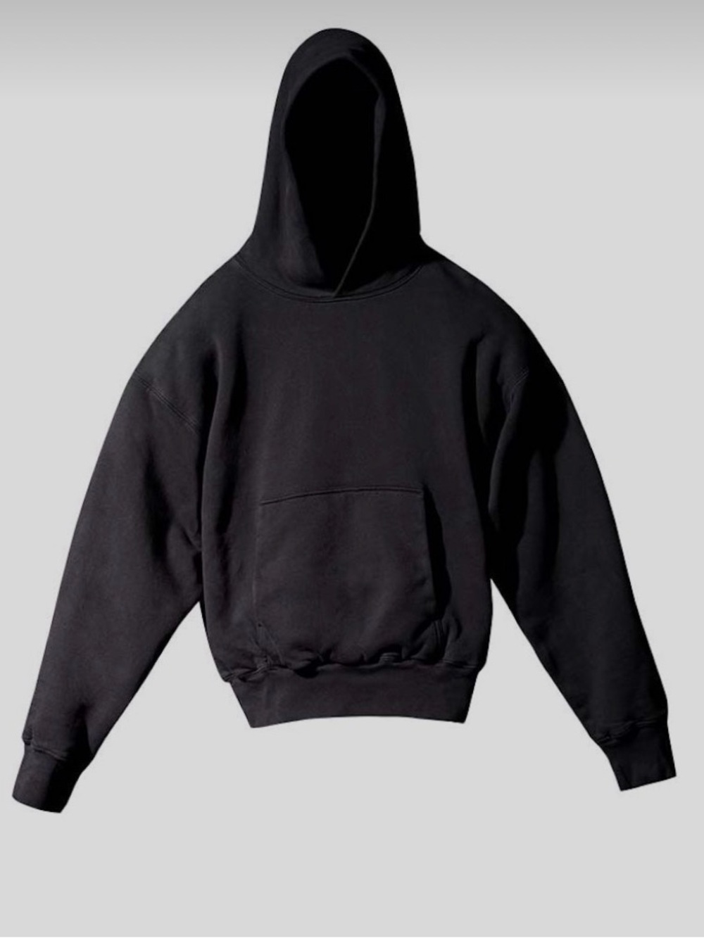 Yeezy Gao Black “Perfect” Hoodie with Kangaroo Pocket S